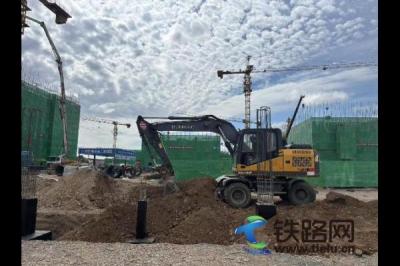 新疆兵團建工市政交通集團西部市政軌道公司 兵團黨委黨校項目加班加點完成工程